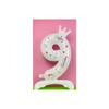 Balão digital branco de 32 polegadas com estampa de coroa, balão de folha de alumínio digital DIY, decoração para festa de aniversário infantil