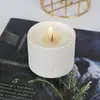 Taza de Cerámica Rayada Caliente para Velas Cera de Soja Vela Aromaterapéutica Creativa Vajilla de Cerámica para Velas logo