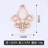 Colgante Creativo DIY Exquisita Flor de Cometa Incrustada de Diamantes Accesorios Decorativos, Venta Directa del Fabricante, Transfronterizo, Se Puede Mezclar y Venta al por Mayor