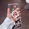 Comercio Exterior Estilo Ins Conejo Rosa Rosa Funda Magnética Transparente para Teléfono Samsung S25Ultra S22Plus Cubierta Protectora