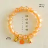 Pulsera de Vidrio Color Ceniza Estilo Templo Bestia Devoradora de Oro, Pulsera de Vidrio Multicolor, Pulsera del Palacio Auspicioso al por Mayor