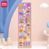 Pegatinas de dibujos animados de Deli, pegatinas decorativas tridimensionales con forma de mano de niña, pegatinas de tarjeta adhesiva para niña, pegatinas lindas con patrón