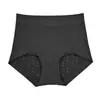 Pantaletas de malla transpirables de jacquard de cintura alta para mujer, talla grande, que cubren la cadera, comercio exterior transfronterizo, leche de seda