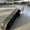 Fabricante Personaliza Conjuntos de Viaje con Orugas de Acero para Equipos Mineros Todoterreno y los Convierte en Chasis Hidráulicos con Orugas de Goma