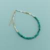 Collar de Resina Acrílica Piedra Triturada Color Mixto para Mujer Cadena para Clavícula Geométrica de Bambú Estilo Europeo y Americano Moderno X101 Apilable