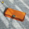 Billetera Larga 2026, Estilo Masculino, Cuero Curtido Vegetal, Billetera Estilo Retro Japonés, Cuero Curtido Vegetal en Stock de Fábrica