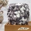 100g bola pequeña bola de lana hilo de frijol cojín manta tejido a mano diy almohada alfombra mirador bola de lana