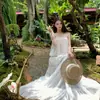 Conjunto Único y Hermoso de Top de Malla Ultra-Hada Resistente Estilo Francés y Falda de Encaje de Cintura Alta Estilo Festivo