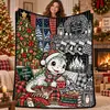 Manta de Franela Polar con Tema Navideño Impresión Digital Suministro Exclusivo Transfronterizo Dropshipping Cubierta de Sofá Manta Siesta de Oficina