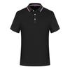 Polo de verano para trabajo en equipo, de manga corta, con solapa, personalizado, antiarrugas, transpirable, resistente al desgaste y adelgazante.
