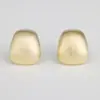 Pendientes de moda Liyin diseño nicho aguja de plata S925 lujo ligero Alto sentido metal cepillado pendientes semicirculares al por mayor