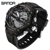 Reloj Táctico Marca Sanda Precio Especial Liquidación Reloj Electrónico Estudiante Multifunción Cronometraje Deportivo Impermeable