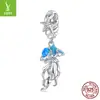 Pingente Charm Prata Mais Vendido Prata de Lei S925 Acessórios Estilo Fresco de Verão Cavalo-marinho Fone de Ouvido Contas DIY Coleção