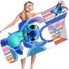 Toalla de Playa para Niños Stitch, Toalla de Baño, Material de Microfibra Absorbente, Secado Rápido y Resistente a la Arena, Estilo Popular de Exportación Transfronteriza