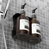 Hotel Hotel Dispensador de Jabón Sin Perforación Baño Inodoro Montado en la Pared Caja de Desinfectante de Manos Botella de Champú