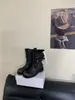 Botines de Motociclista con Tacón Grueso y Hebilla Retro para Mujer, Nuevo Estilo Otoño/Invierno 2026, Puntera Redonda Desgastada, Botas de Jinete Versátiles que Adelgazan