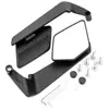 Espelho retrovisor dobrável novo modificado para veículo elétrico de motocicleta Chunfeng Kawasaki universal campo de visão amplo refletor de asa de vento fixo