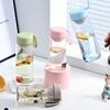 Vaso de Plástico Simple Vaso para Niña Regalo de Acompañamiento Vaso de Mano para Estudiante de Alto Valor Facial Red Filtro Taza de Té Regalo para Actividad