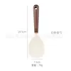 Juego de Utensilios de Cocina de 9 Piezas, Espátula Antiadherente Resistente a Altas Temperaturas, Espátula para Cocinar, Cuchara para Sopa, Mango de Madera, Juego de Utensilios de Cocina de Silicona al por Mayor