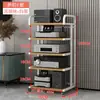 Rack Amplificador Estilo Guarda-corpo Suporte para Amplificador Válvulado Suporte Lateral para Caixa de Som na Sala de Estar Gabinete para CD Player Vinil Rack de Armazenamento