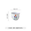 Taza de té cerámica pintada a mano japonesa hogar restaurante vajilla oficina taza de té color bajo cubierta taza de té grande taza de agua pequeña taza