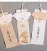 Etiquetas de Roupas Masculinas da Moda, Papel Especial, Tags de Pendurar de Alta Qualidade, Etiquetas de Marca de Roupas, Tags de Pendurar com Logo Fosco, Hot Stamping Personalizado