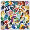 60 peças de fogo Asa voando dragão Cartoon Cartoon Cartoon adesivos dos desenhos animados à prova d' água não-repetitivo removível carrinho caso caderno adesivos