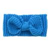 Europeu e Americano Pais-Filho Arco Malha Cabelo Banda Bebê Chapelaria Mãe Acessórios de Cabelo Artesanal Lã Nó Headband