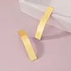 Brincos de Tarraxa Minimalistas Unisex da Moda Brincos Geométricos de Alta Qualidade para Mulheres Versáteis para o Dia a Dia Atacado