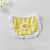 Bufanda a cuadros florales de moda para mascotas, bandana coreana para perro, bufanda para el cuello de perro, babero para gato y cachorro