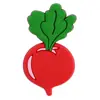 Accesorios para el Cabello de Niña de Fruta Roja de Dibujos Animados Transfronterizos Accesorios para Equipaje DIY Joyería Parche Suave de PVC de Fresa Linda