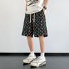 NASA2025 Verano Pantalones Cortos Finos de Seda de Hielo para Hombre Marca de Moda Sueltos Refrescantes Casual Deportivos de Cinco Puntos Pantalones de Playa