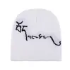 Gorro de Tricô Jacquard de Inverno, Moderno, Simples e Versátil, Gorro de Lã Estilo de Rua, Gorro Quente Casual para Uso Externo para Homens e Mulheres