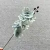 6 Cabeças de Orquídeas Borboleta, Orquídeas de Seda, Decoração de Quarto de Casamento, Acessórios de Cabelo, Flores Artificiais, Arranjos de Flores para Cerimônia, Arranjos de Flores para o Corredor
