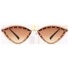 Gafas de sol ojo de gato nuevas primavera y verano 2024 tendencia diamante gafas de sol retro marco de gafas personalizado fabricantes venta al por mayor tendencia coreana