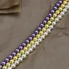 Perla de Imitación Cristal de Vidrio Swarovski Cuentas Sueltas Accesorios para Joyería Hechos a Mano DIY Accesorios para Cuerda de Pulsera de Mujer
