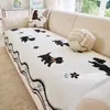 Almofada de Sofá Desenho Animado Fofo, Universal para Todas as Estações, Almofada de Assento Chenille Antiderrapante, Novo Modelo de Capa de Sofá 2026, Dropshipping Disponível