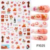 Pegatinas Transfronterizas para Uñas Nuevas Corazón Romántico del Día de San Valentín Rosa Rojo Tamaño Corazón Corazón Melocotón Pegatinas Adhesivas para Uñas