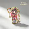 Em Estoque Atacado Original Estilo Chinês Personagem de Ópera Tradicional Ímãs de Geladeira de Metal Presentes Comemorativos Criativos Produtos Culturais