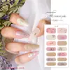 2025 Novos Adesivos de Unha Tendência Filme de Esmalte Adesivos de Unha Japoneses Fofos Frescos Florais Adesivos de Unha Conjunto Completo