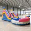 Escorregador Inflável Trampolim Casa Exterior Trampolim Infantil Castelo Inflável Grande Parque de Diversões Trampolim Inflável