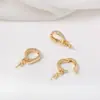 Fivela Universal para Colar Pulseira Pingente com Zircônia Micro-incrustada Suporte de Pérola Fivela de Melão Acessórios para Joias DIY