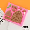 Molde de Plástico Corrugado com Engrenagem Redonda Cortador de Biscoito Molde de Relevo para Fondant Ferramenta de Confeitaria DIY