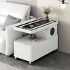 Nueva mesa lateral inteligente para sofá, adecuada para apartamentos pequeños, una mesa lateral versátil, moderna, minimalista y con ruedas