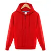 Sudadera con capucha y cremallera de otoño e invierno para hombre y mujer, chaqueta deportiva casual holgada, uniforme de grupo con logo personalizado, ropa de trabajo