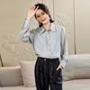 Nueva Camisa Naranja de Manga Larga para Mujer Ropa de Trabajo Ajustada Profesional talla extra Camisa Formal Aviso de Compra
