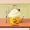 Llavero Colgante Creativo de Helado de Frutas Coloridas de Verano Muñeca Casa Hecho a Mano DIY Mini Adornos de Escritorio