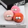 Nuevo y creativo color lindo bola de pelo Elfo del polvo ojo bizco accesorios para zapatos DIY con agujero [¡incluye hebilla de zapato!]
