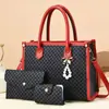 2026 Nova Tendência Transfronteiriça Conjunto de Três Peças de Bolsas Mãe-Filha para Mulheres, Bolsa Tote Simples de Grande Capacidade, Bolsa de Mão, Bolsa de Ombro, Bolsa Transversal