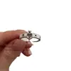 Anillo de amor con lazo mate para mujer, diseño de nicho de alta gama, para otoño e invierno, dulce y fresco, para novia.